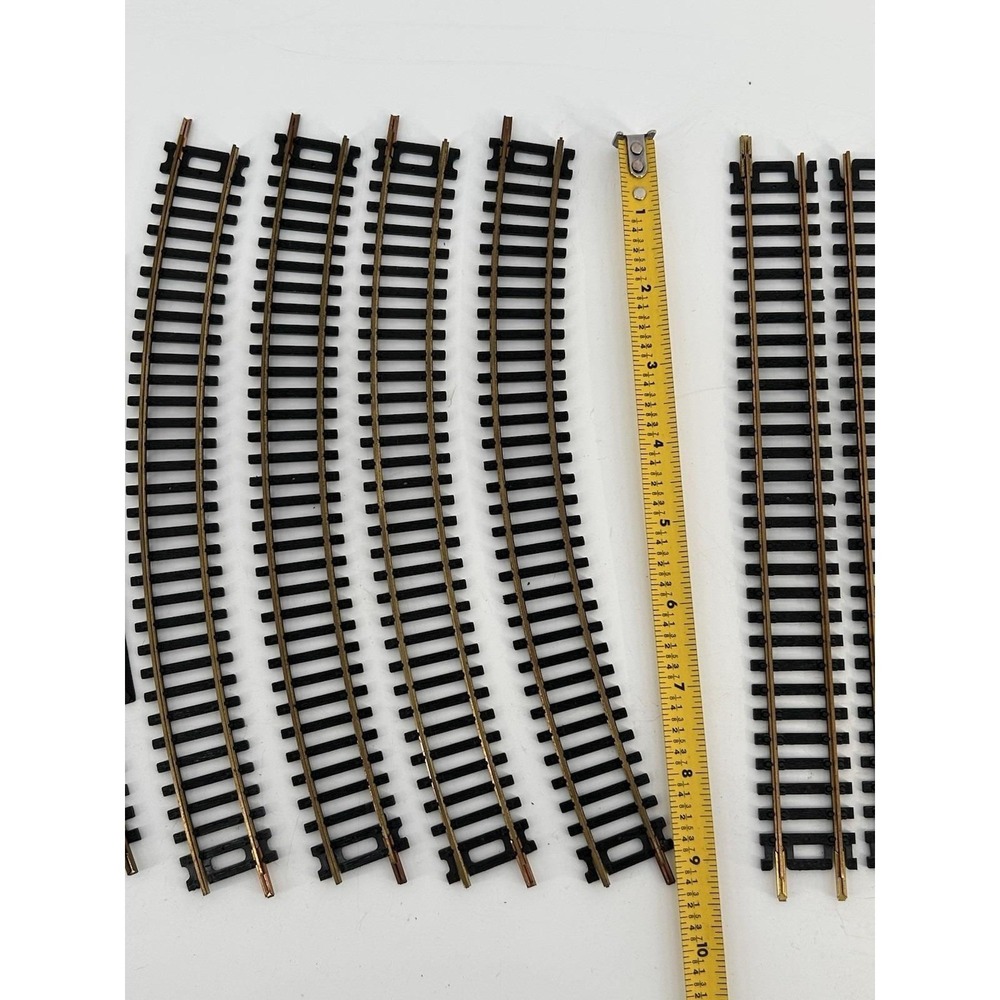 Vintage HO Scale Brass Train Tracks W/ Rerailer Atlas
